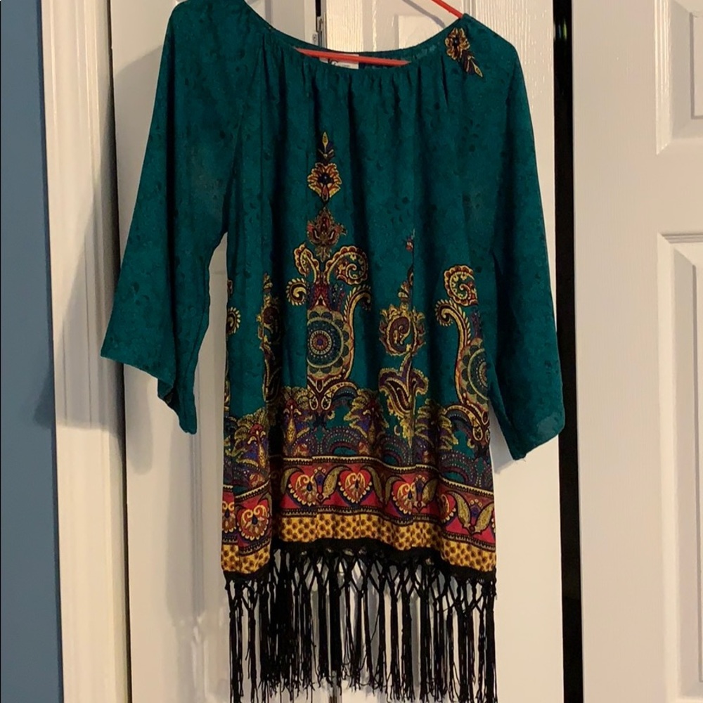 3/4 length blouse